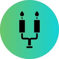 Candlestick Vector Icon Design