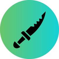 Pirate Knife Vector Icon Design