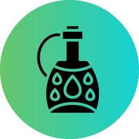 Water Canteen Vector Icon Design