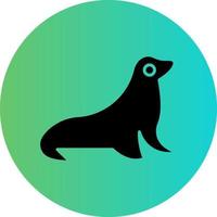 Seal Vector Icon Design