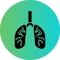 Lungs Vector Icon Design