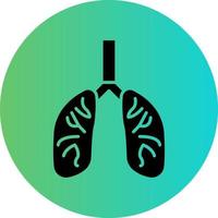 Lungs Vector Icon Design