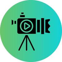 diseño de icono de vector de cámara de video