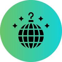 Disco Ball Vector Icon Design