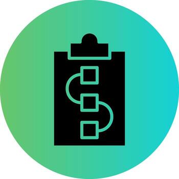 Project Scheme Vector Icon Design