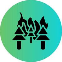 Wildfire Vector Icon Design