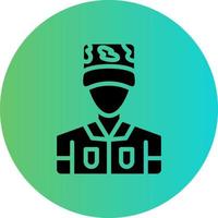 Army Captain Vector Icon Design