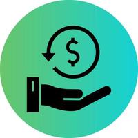 Cashback Vector Icon Design