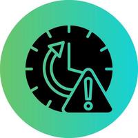 Time Alert Vector Icon Design