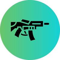 Machine Gun Vector Icon Design