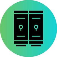 Lockers Vector Icon Design