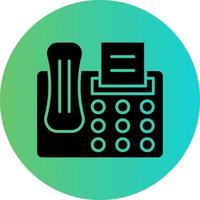 Fax Vector Icon Design