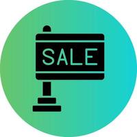 Sale Board Vector Icon Design
