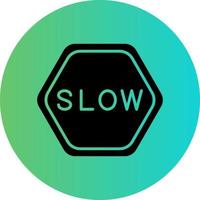 Slow Vector Icon Design