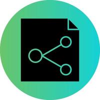 File Sharing Vector Icon Design