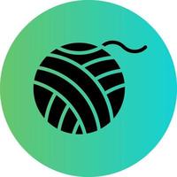 Wool Ball Vector Icon Design