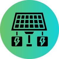 Solar Power Vector Icon Design