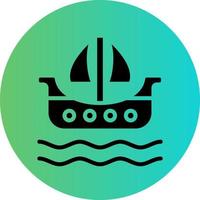 Yachting Vector Icon Design