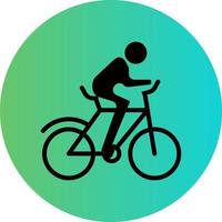 Cycling Vector Icon Design