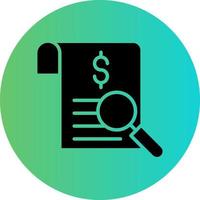 Audit Vector Icon Design