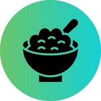 Cereal Bowl Vector Icon Design