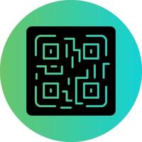 QR Code Vector Icon Design