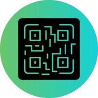 QR Code Vector Icon Design