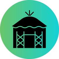 Hut Vector Icon Design