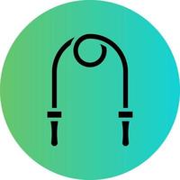 Skipping Rope Vector Icon Design