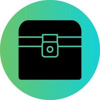 Treasure Chest Vector Icon Design