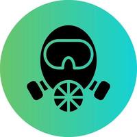 Fireman Mask Vector Icon Design