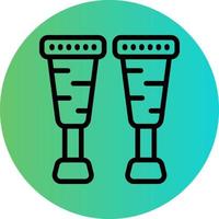 Pegleg Vector Icon Design