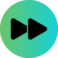 Fast Forward Vector Icon Design