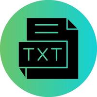 TXT vector icono diseño