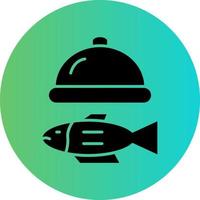 Seafood Vector Icon Design