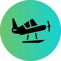 Seaplane Vector Icon Design
