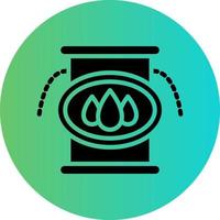 Barrel Leak Vector Icon Design