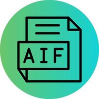 aif vector icono diseño