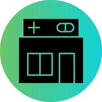 Medical Shop Vector Icon Design