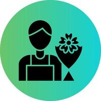 Florist Vector Icon Design