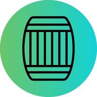 Barrel Vector Icon Style