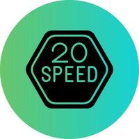 velocidad límite vector icono diseño