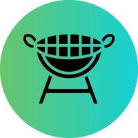 Bbq Grill Vector Icon Design