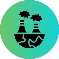 diseño de icono de vector de contaminación del aire