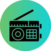 diseño de icono de vector de radio