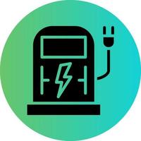 Charging Station Vector Icon Design