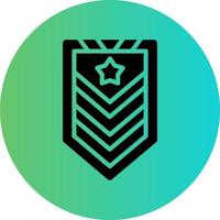 Army Chevron Vector Icon Design