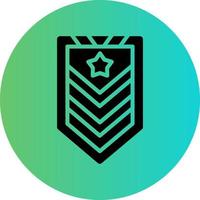 Army Chevron Vector Icon Design