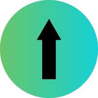 Up Arrow Vector Icon Design