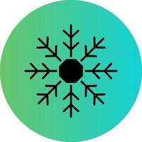 Snowflake Vector Icon Design